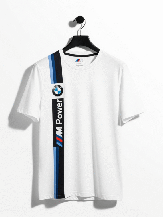 تيشيرت BMW M Power – تصميم رياضي وأنيق لعشاق السرعة